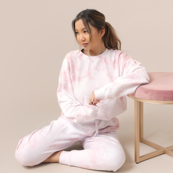 Pink Tie Dye Sweatshirt - Picture 3 of 5